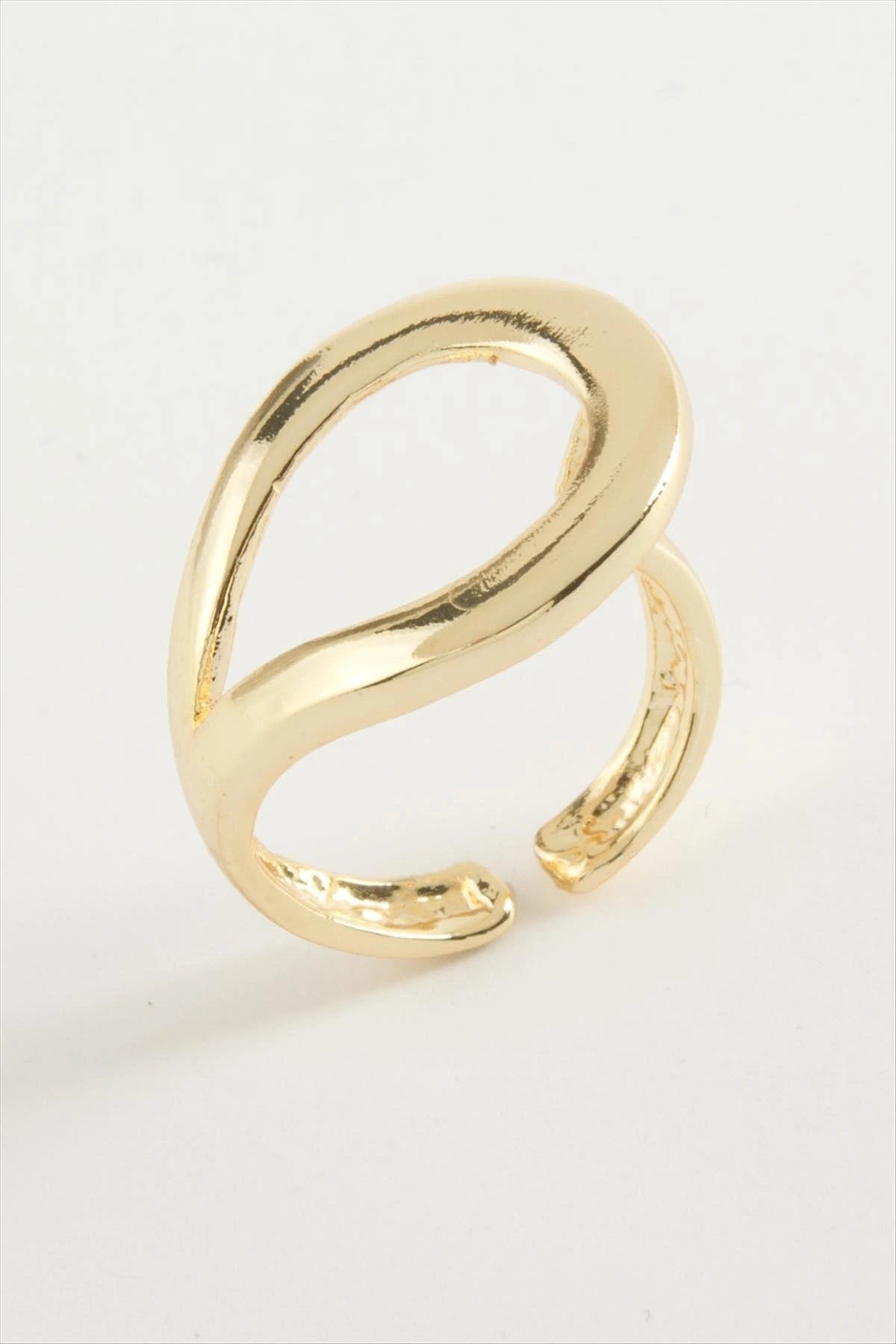 Oval Metal Yüzük