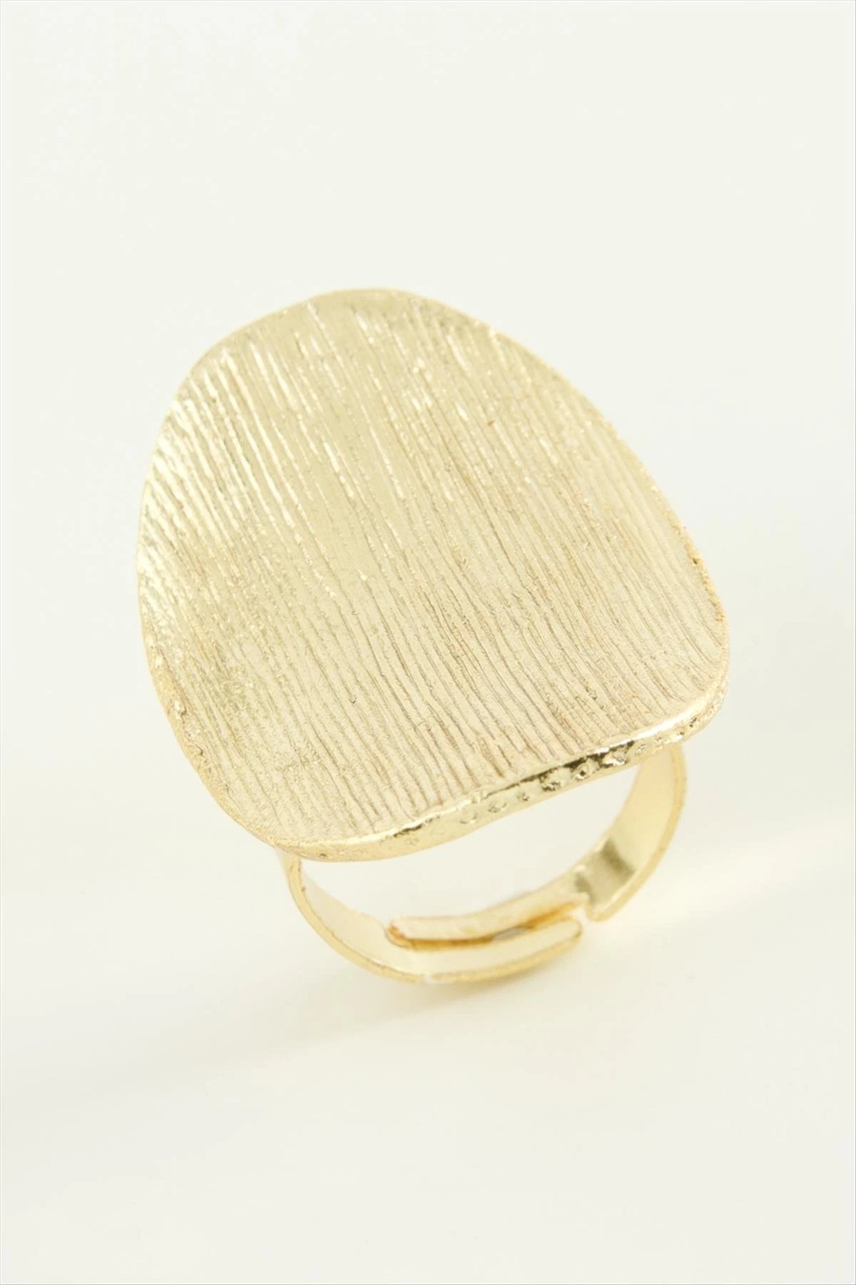 Oval Metal Yüzük