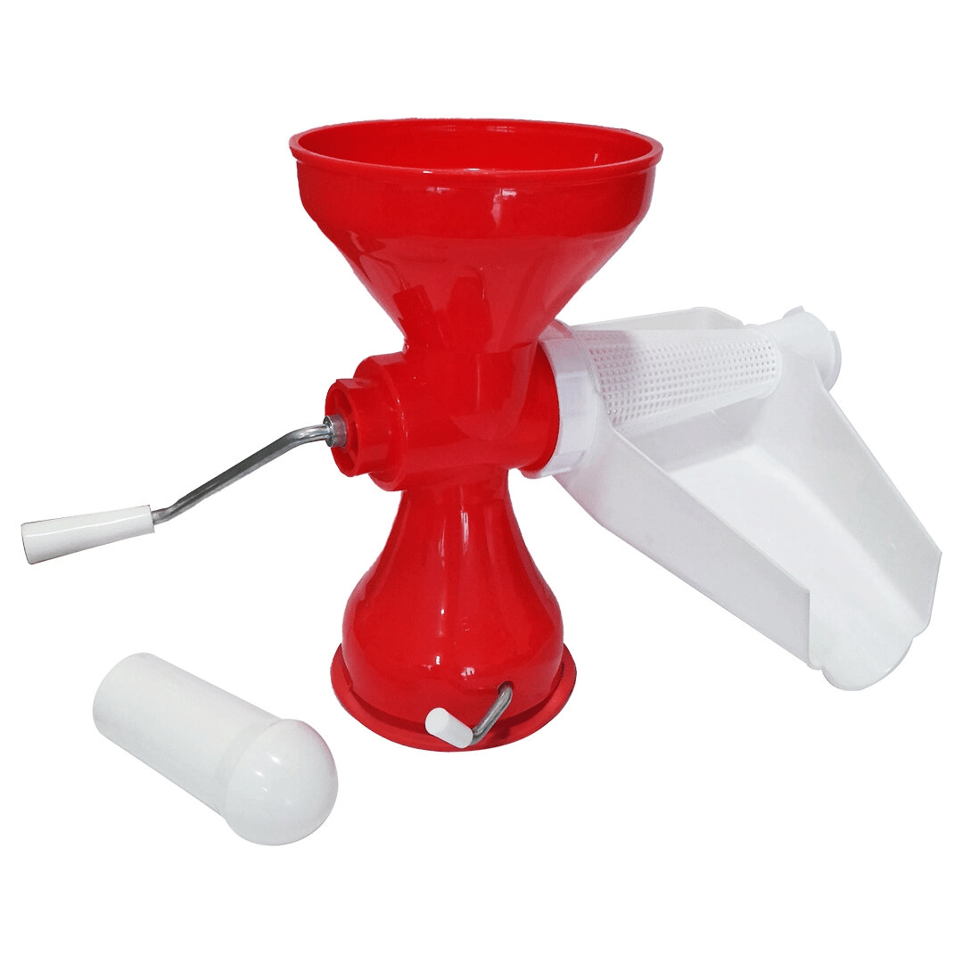 Plastik Süzgeçli - Hazneli Salça Makinesi  Metal Kollu Ev Yapımı Firesiz Pratik Kullanım Brkt-312007 Bx40