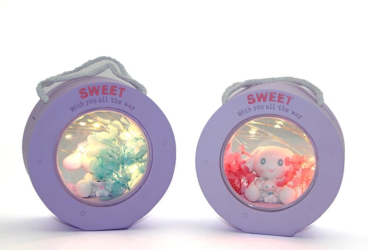 Polyester Hello Kitty Cinnamoroll Masa Üstü Lamba
