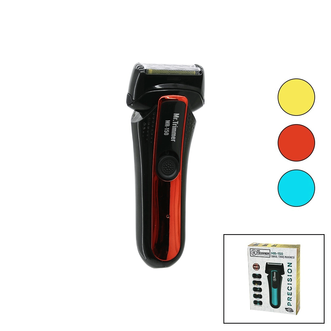 Precısıon 2in1 Günlük Sıfır Sakal - Çizim Başlık Sakal Traş Makinesi Usb Şarjlı Yedek Başlık Mr-150 Bx40