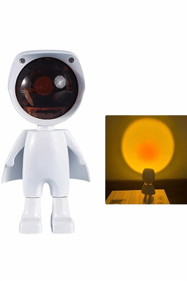 Projeksiyon Güneş Lambası Astronot Gün Batımı Projektör LED Işıklı