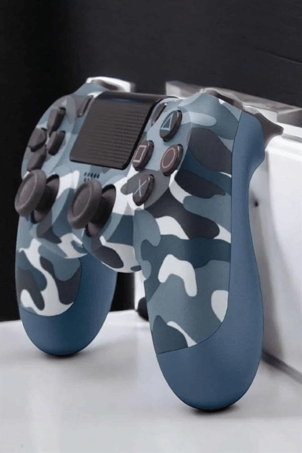 PS4 Oyun Kolu Kamuflaj Desenli Joystick