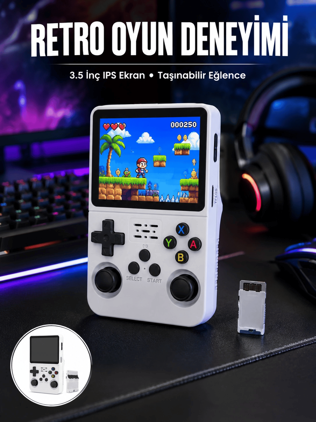 Retro El Konsolu – Gelişmiş Donanım ve Özelleştirilebilir Yazılım Yapısı Yeni Nesil