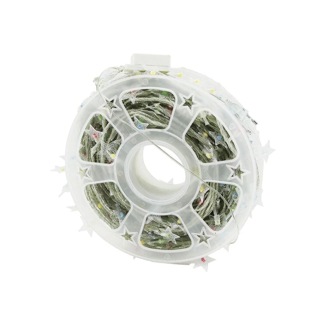 Rgb - Kar Tanesi 50mt Fişli Fonksiyonlu Şerit Led - Dekor Lamba Bx40