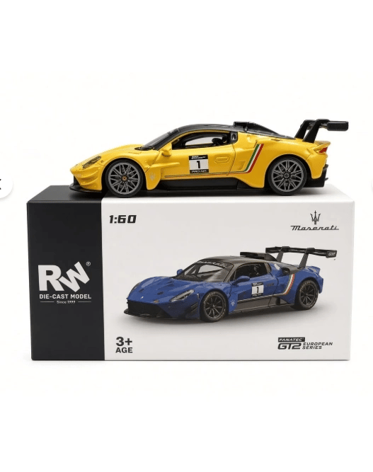 RW9160 1:60 MASERATİ GT2 ÇEK BIRAK ARABA LİSANSLI KÜÇÜK METAL ARAÇ