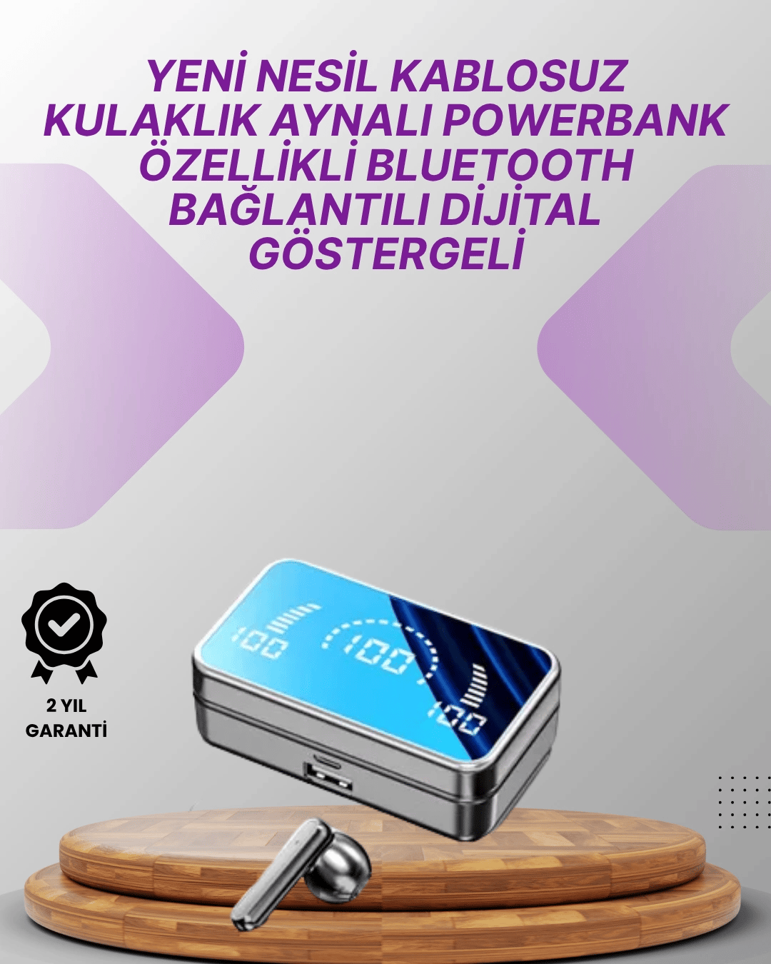 S20 Kablosuz Kulaklık – 360° Surround Stereo Ses Sistemi ile Derin Ses Deneyimi