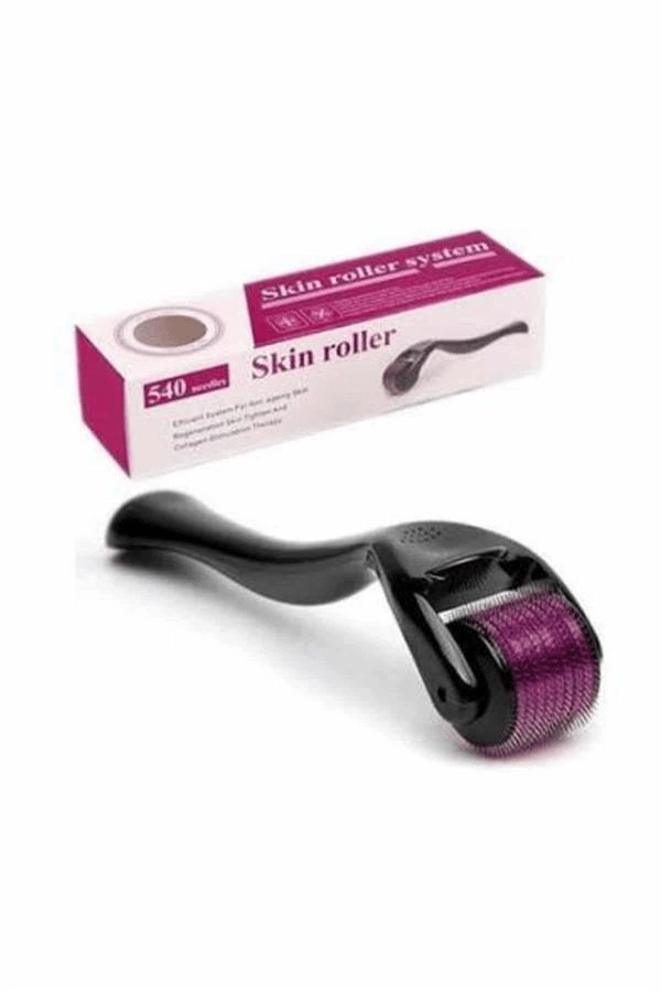 Saç Çıkarma Tarağı Dermaroller 540 Iğneli Roller 1 Mm Iğne Cilt Yüz Yenileme Bakım Seti