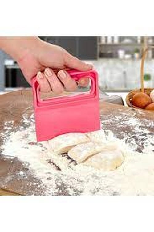 Saplı Hamur Kesici - Kazıyıcı Plastik Spatula Bx40
