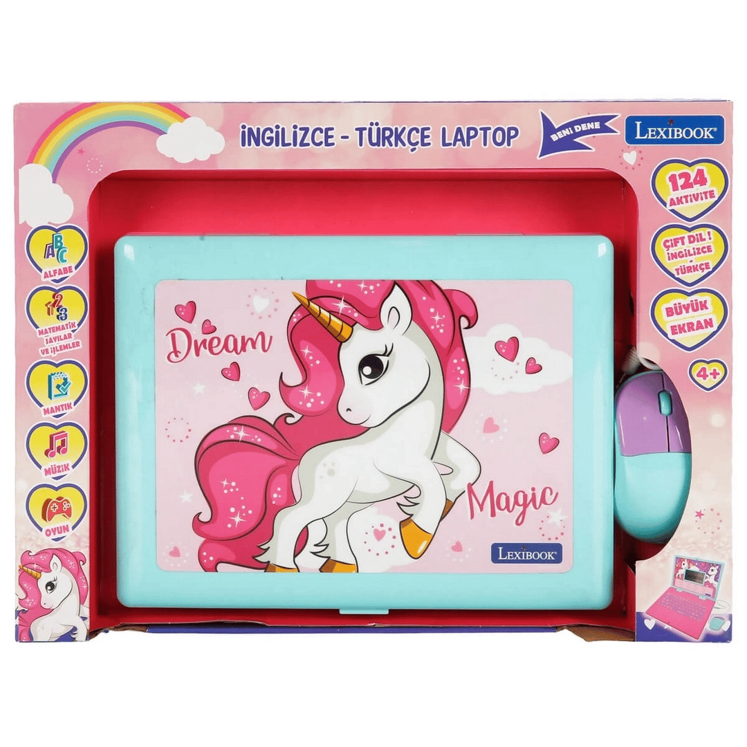 Sesli Unicorn İngilizce Türkçe Laptop S00011749