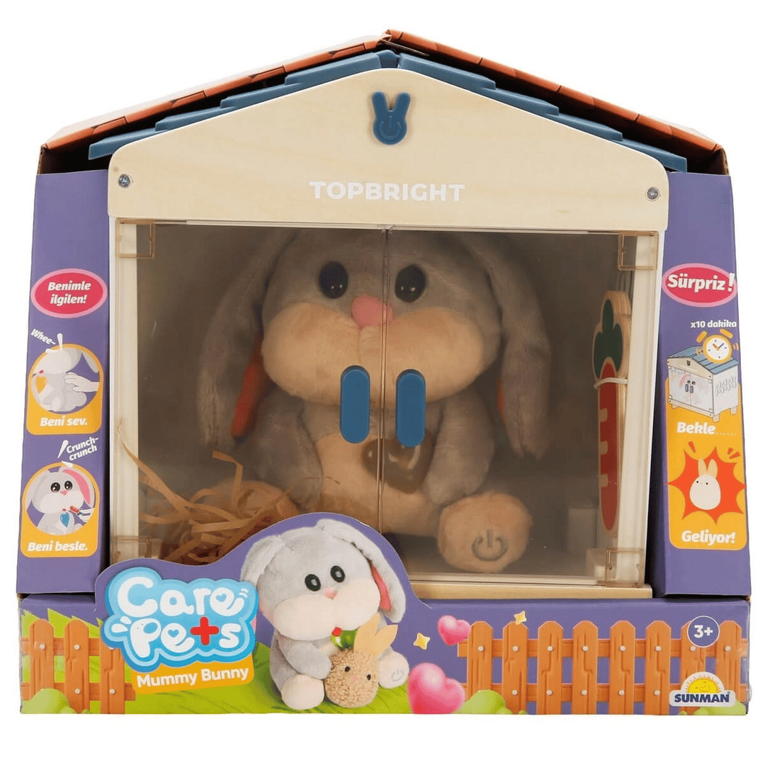 Sesli ve Işıklı Anne Tavşan Bakım Seti S00006018