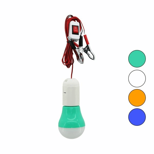 Seyyar - Led Lamba Akü Takviye Kablolu= 4mt 12v - 5w Bx40