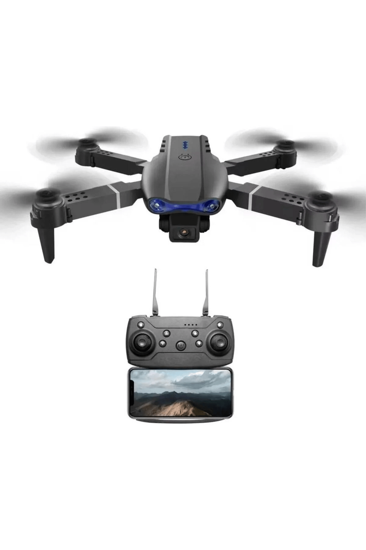 SH Kaydı Gerektirmeyen Drone - Renk: Çok Renkli, Kamera Özelliği: 1080P FULL HD, GPS