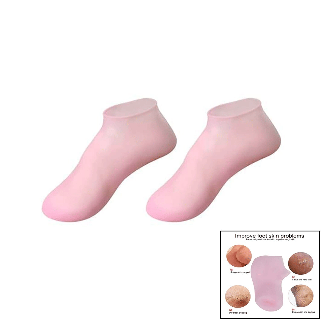 Silikon Çorap  Nemlendirerek Doğal Sağlıklı Görünüm Sağlayıcı Bx40