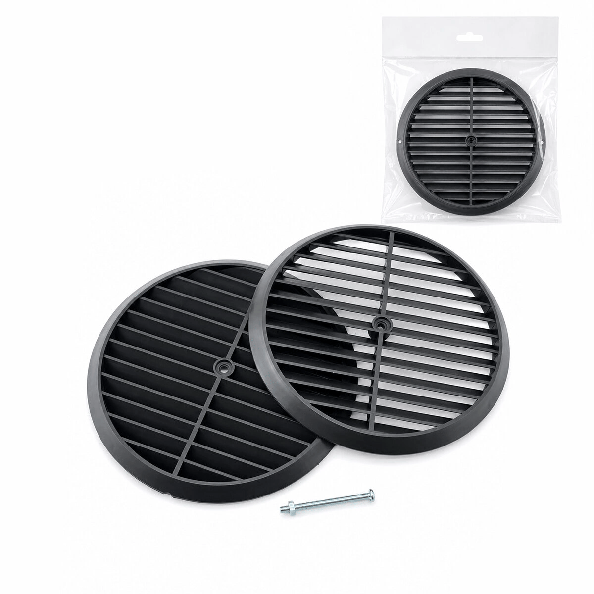 Siyah Menfez Plastik Bx40