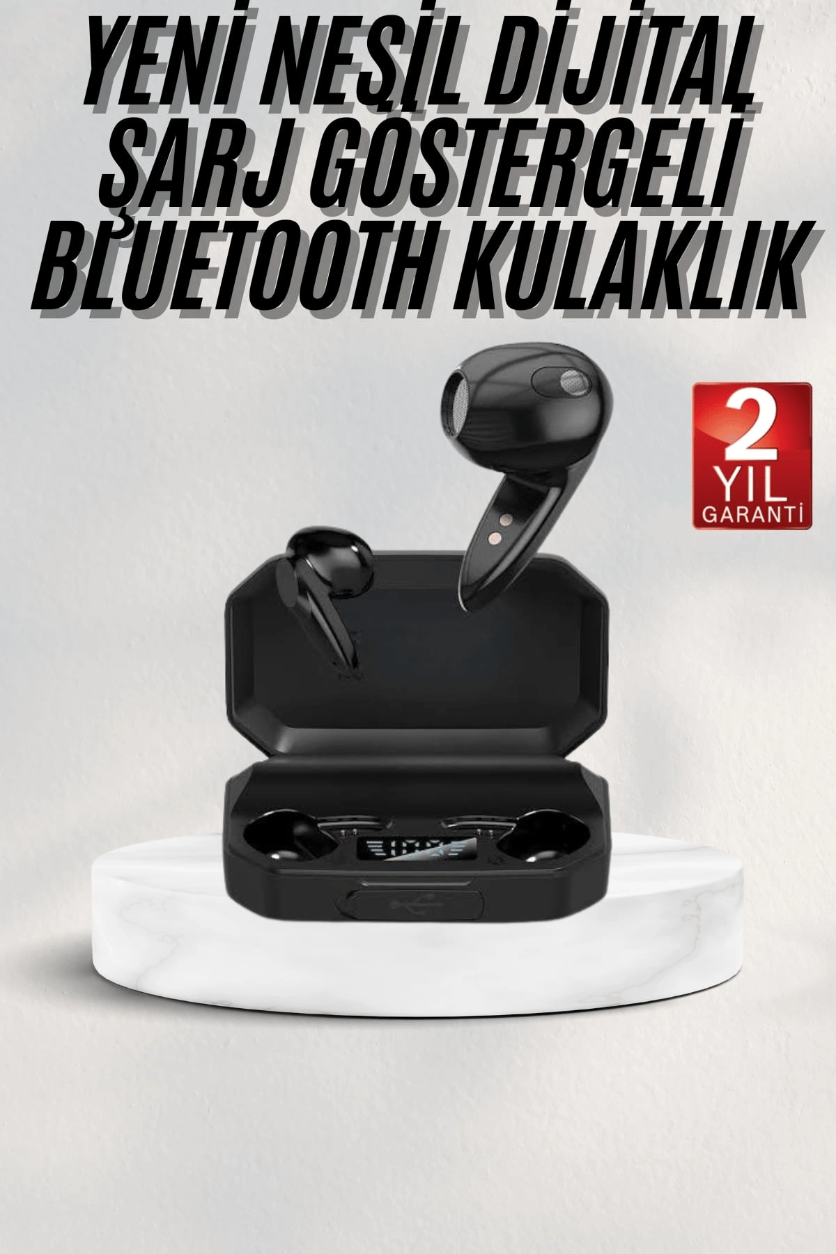 Siyah Profesyonel Kulaklık HD Mikrofonlu Çağrı Cevaplayabilen