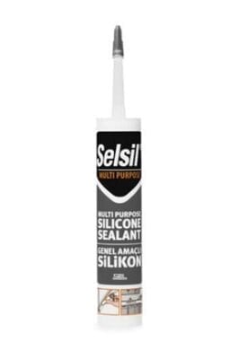 Siyah Universal Silikon - 280 gr - Dolgu Silikonu