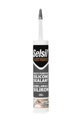 Siyah Universal Silikon - 280 gr - Dolgu Silikonu