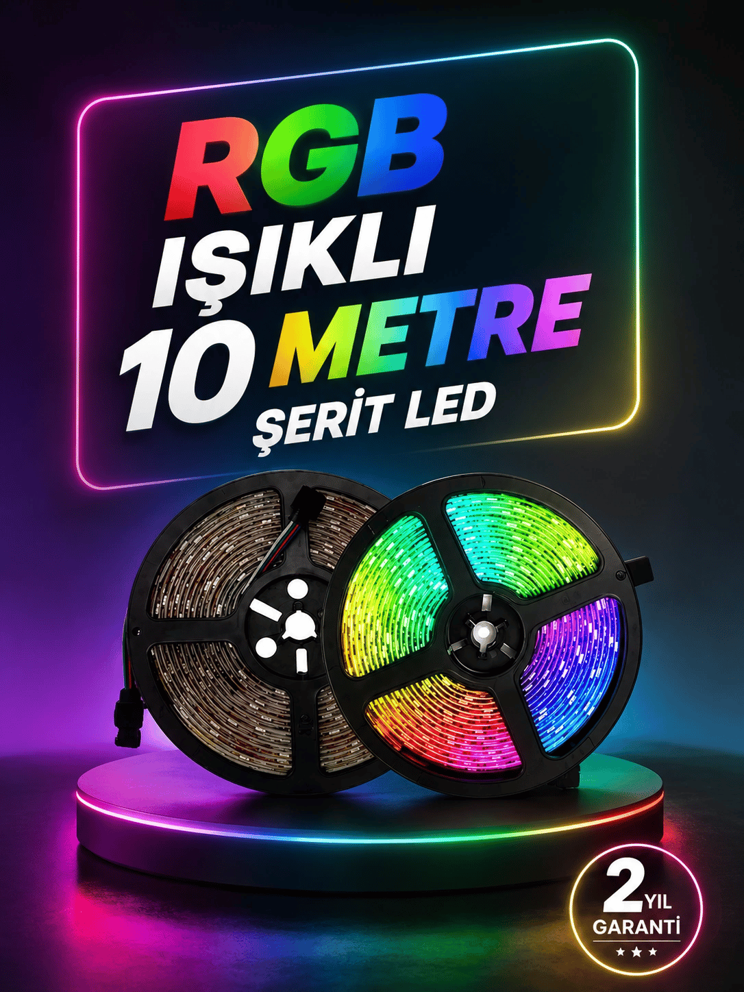 Smart Şerit LED Kumandalı USB Enerjili Suya Dayanıklı Dekoratif Aydınlatma