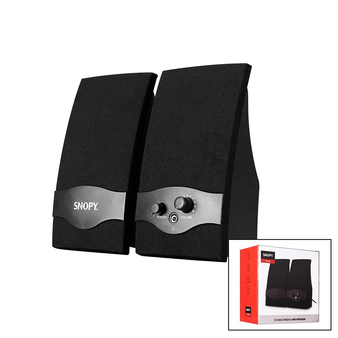 Snopy Sn-84 Usb 2.0 Multimedya 1+1 Hoparlör Speakaer Set 4w Bx40