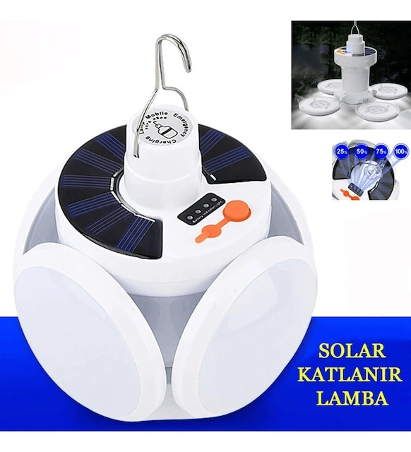 Solar 5 Kanatlı Kamp Lambası Bx40
