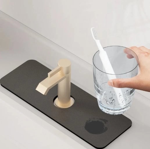Su Emici Sihirli Lavabo Kenar Matı 38x13cm Bx40