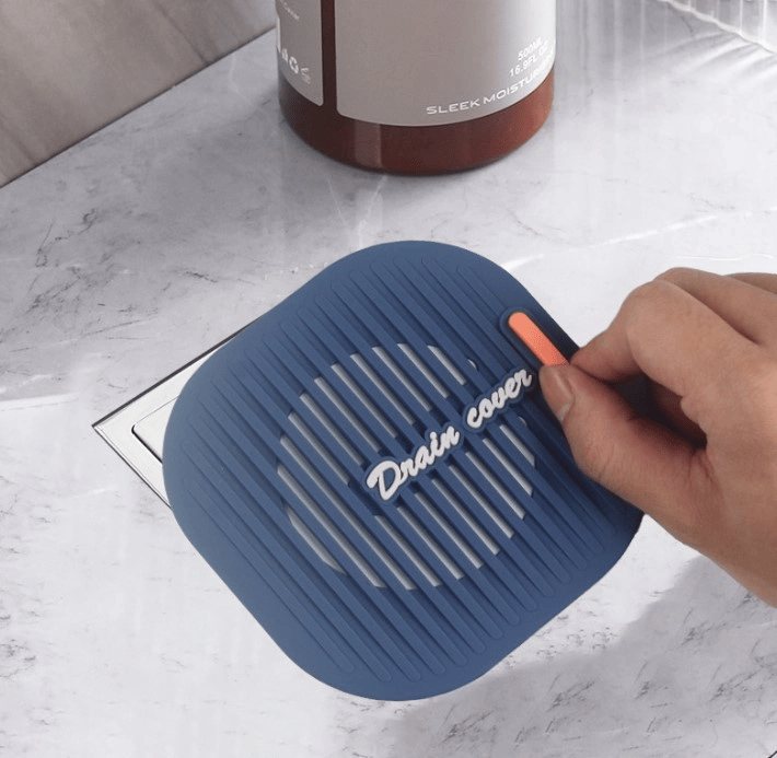 Süzgeçli Lavabo Gider Koruyucu Mat Gri Bx40