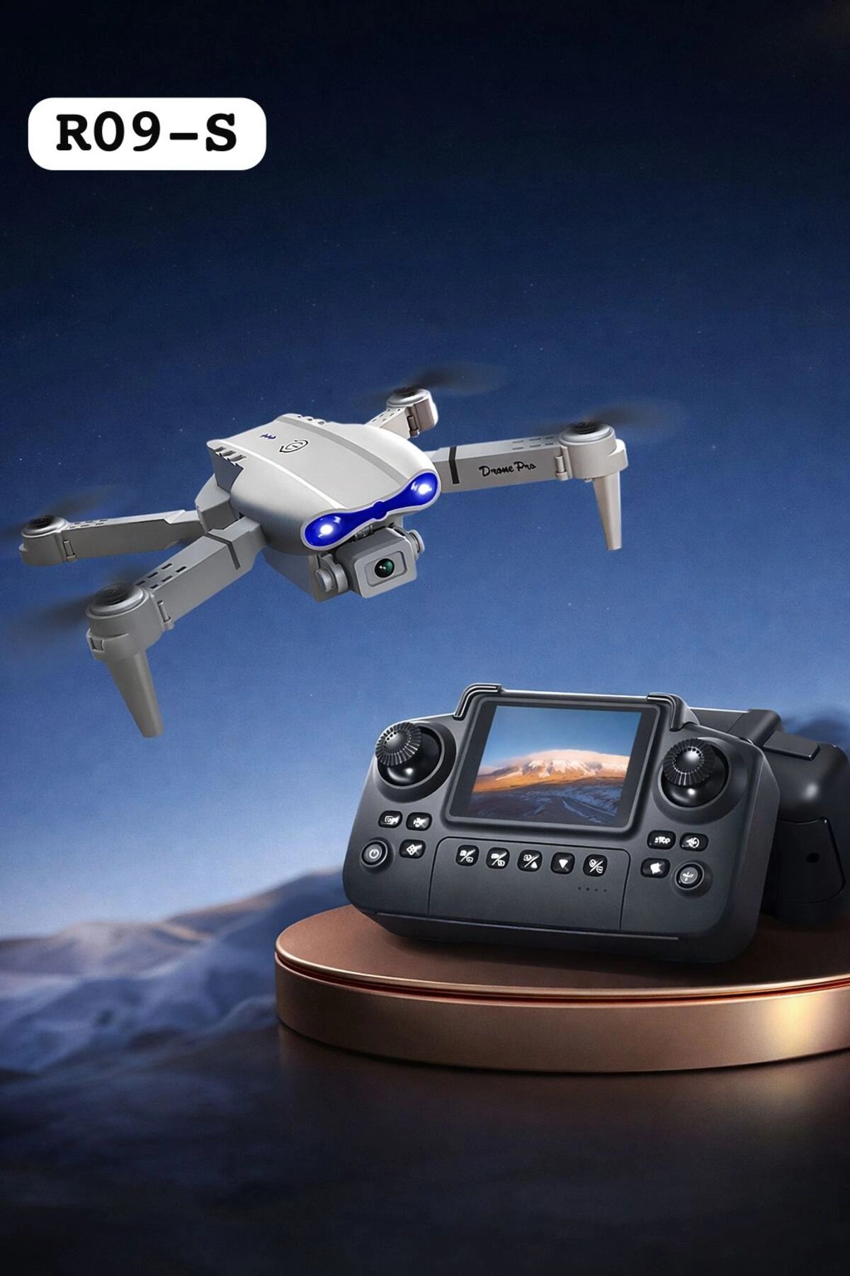 Taşıma Çantalı Ekranlı Kumandalı Drone, 1080P Full HD Kamera, 10-20 Dakika Uçuş Süresi
