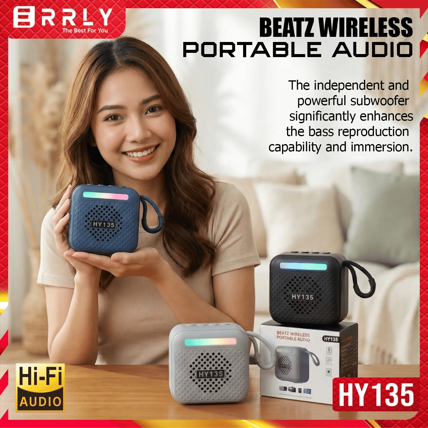 Taşınabilir Müzik Çalar  Hy135 Bx40