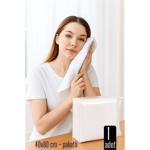 Tek Kullanımlık Havlu - Kuru Havlu - Paketli ve Çok Amaçlı 40X80 CM 1 Adet 718430