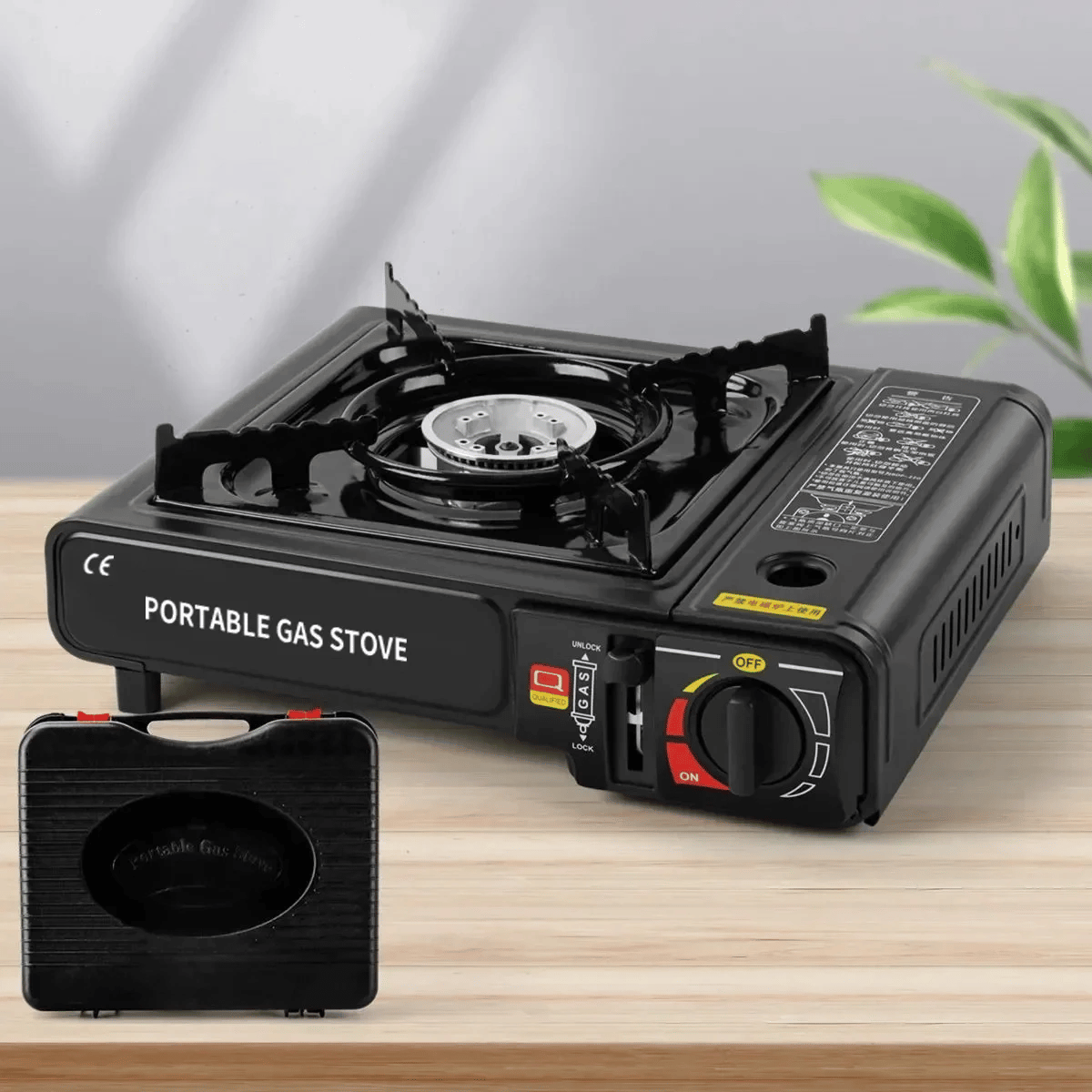 Tekli Portatif Ocak Gaz Stop Emniyetli Bx40