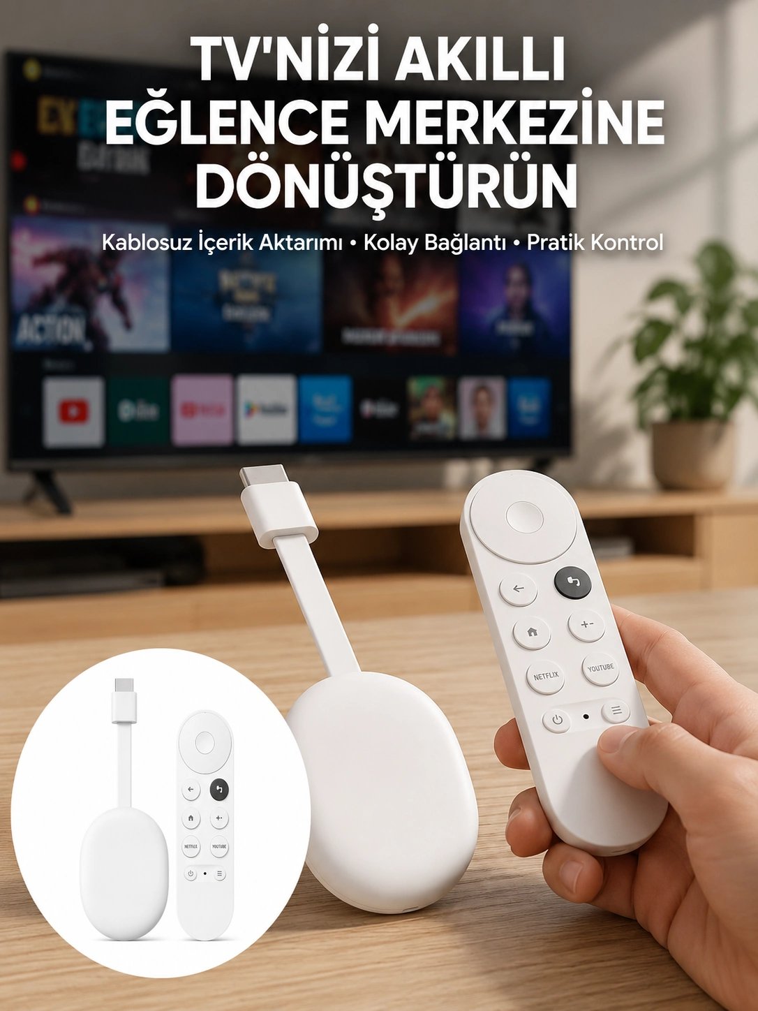Televizyon Yayın Aktarım Cihazı Mobil Uyumlu Hızlı ve Stabil