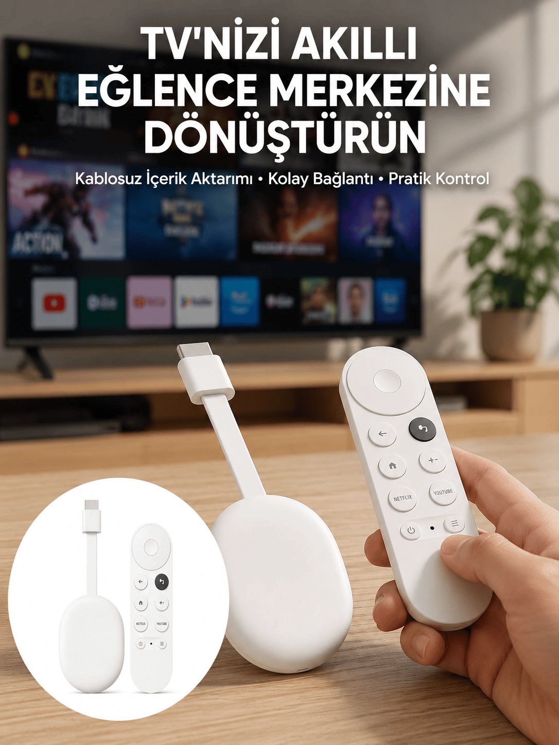 Televizyon Yayın Aktarım Cihazı Mobil Uyumlu Hızlı ve Stabil