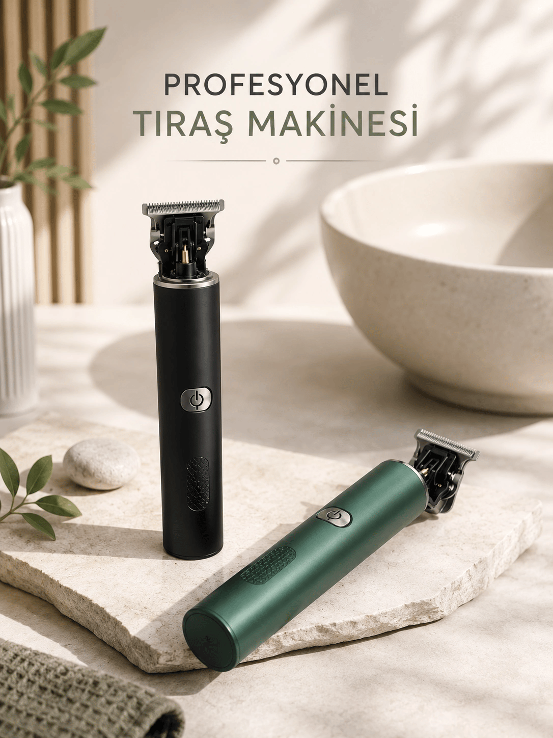Tıraş Makinesi Saç Sakal Ense Çizim Ayarlanabilir Başlık