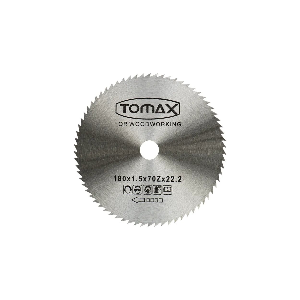 Tomax Ağaç Daire Testeresi (elmassız) 180x1,5 Diş 70z