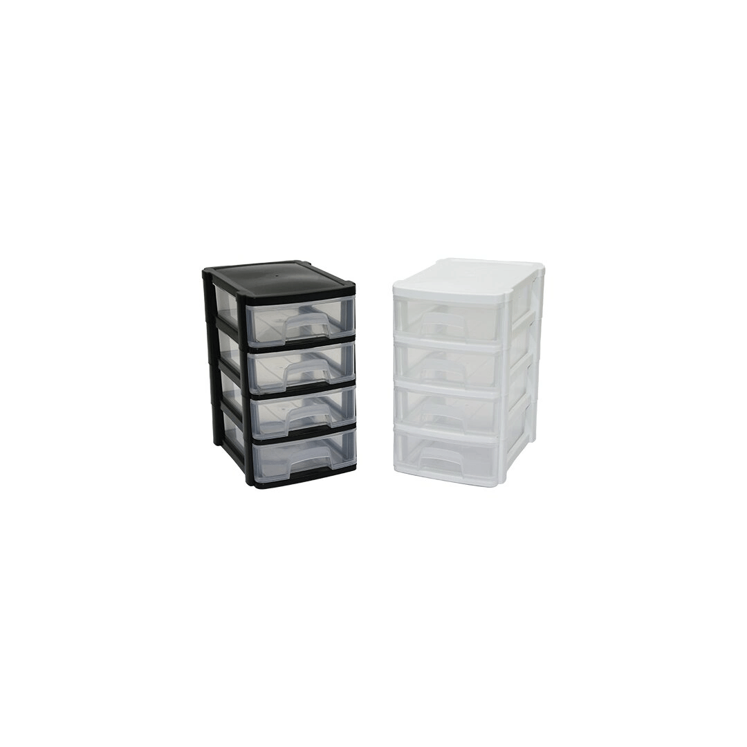 Tonton - Mini Çekmece 4 Katlı 10.3x13.9x16.6cm Bx40
