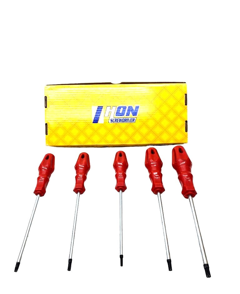 Tornavida 5 Parça  Tork Torx Tornavida Seti Bx40