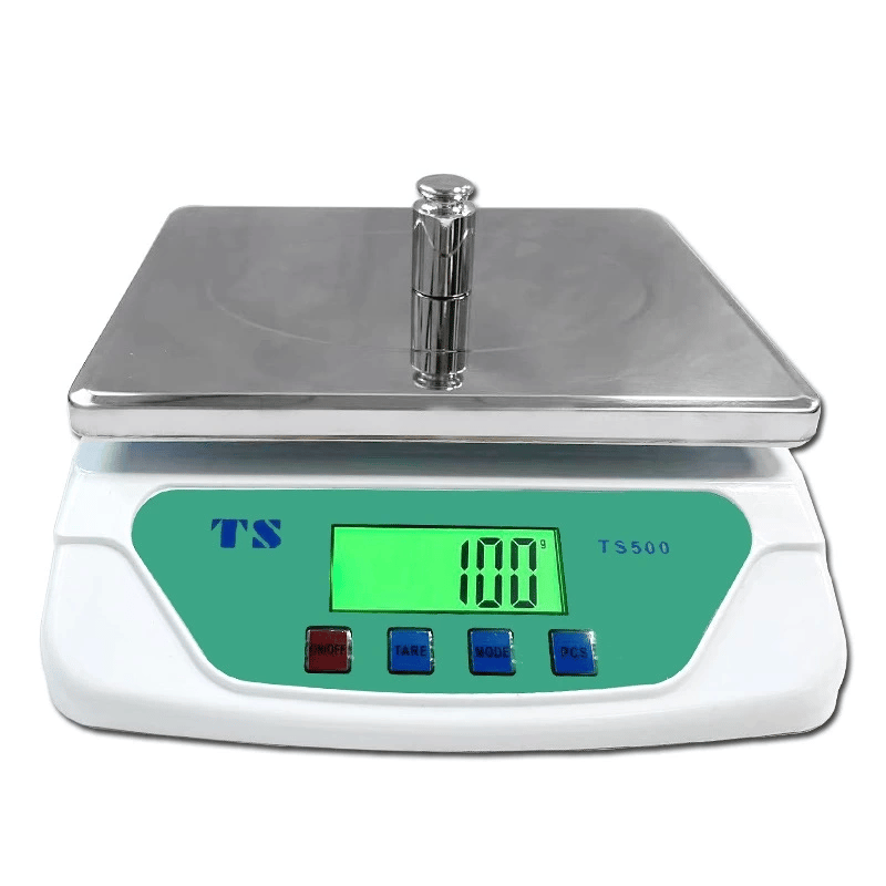 TS-500 Dijital Terazi - LCD Ekran, Dara Alma, Sayım Fonksiyonlu, Yüksek Hassasiyetli Tartım Cihazı