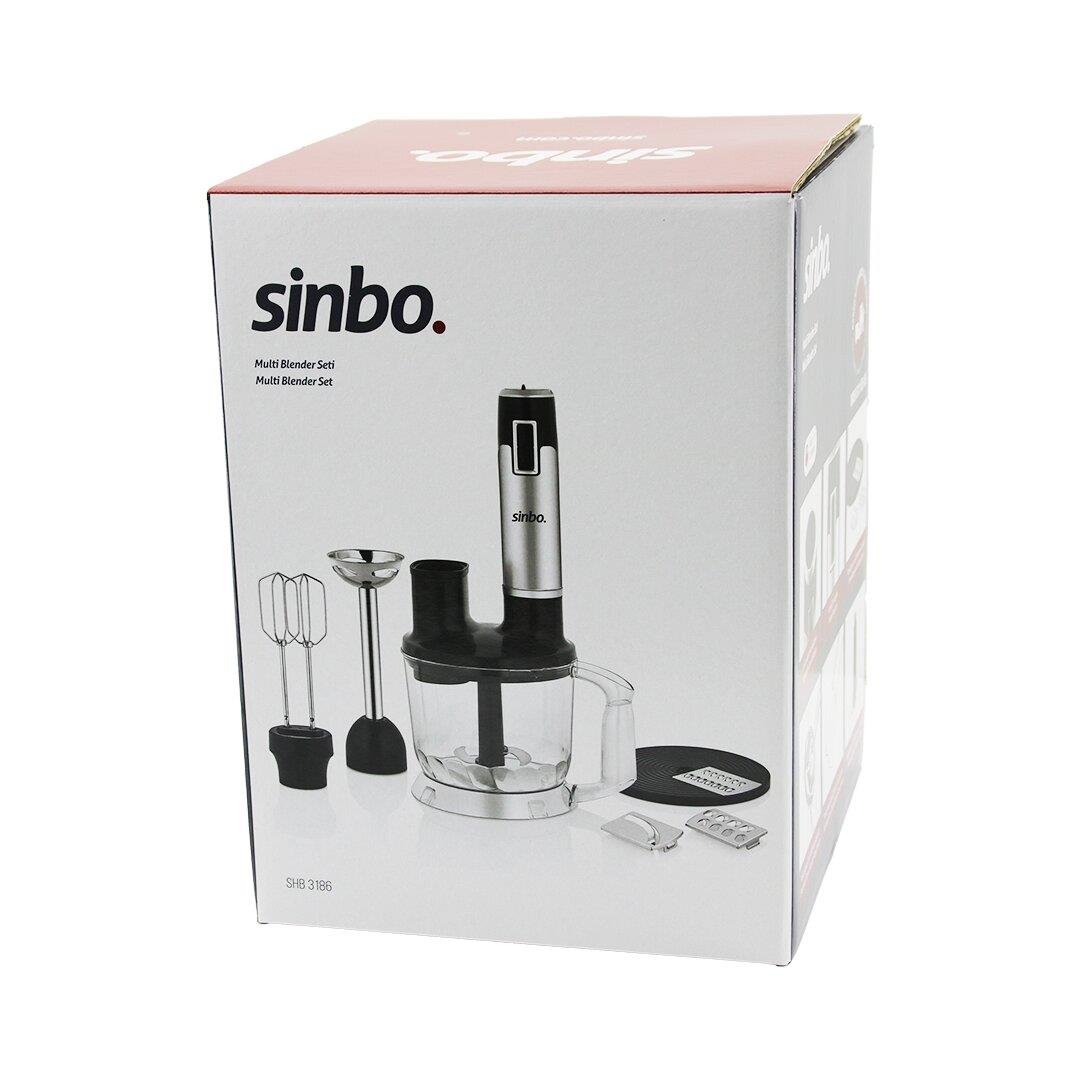 TURBO MULTİ BLENDER SETİ DOĞRAYICI- MİKSER- BLENDER RENDE DİLİM DİSKLERİ 300W 2LT HAZNE SHB-3186 (3936)