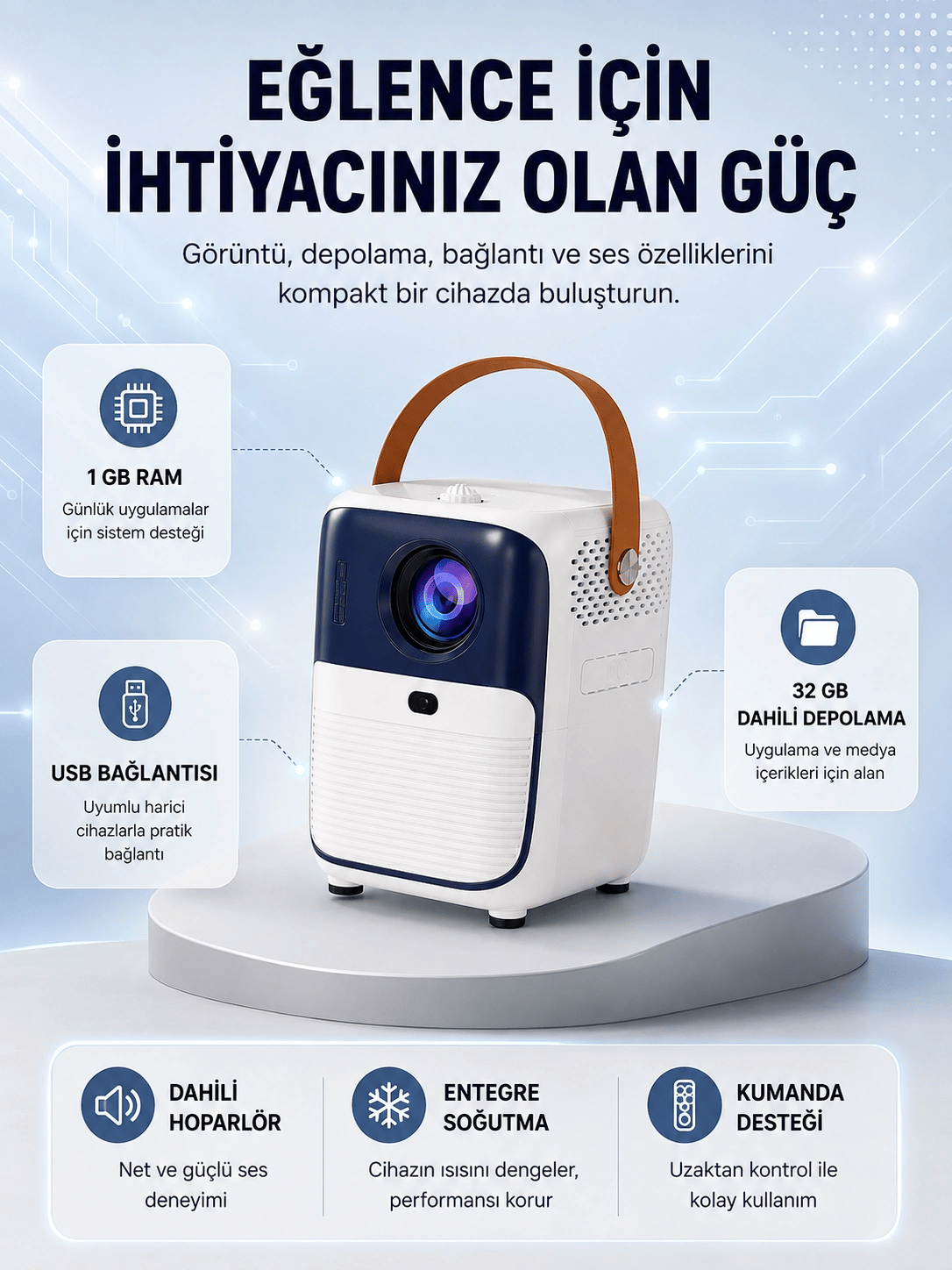 Ultra HD Android TV Kutusu 1920x1080 32GB Depolama Hoparlör USB Fanlı Yeni Nesil
