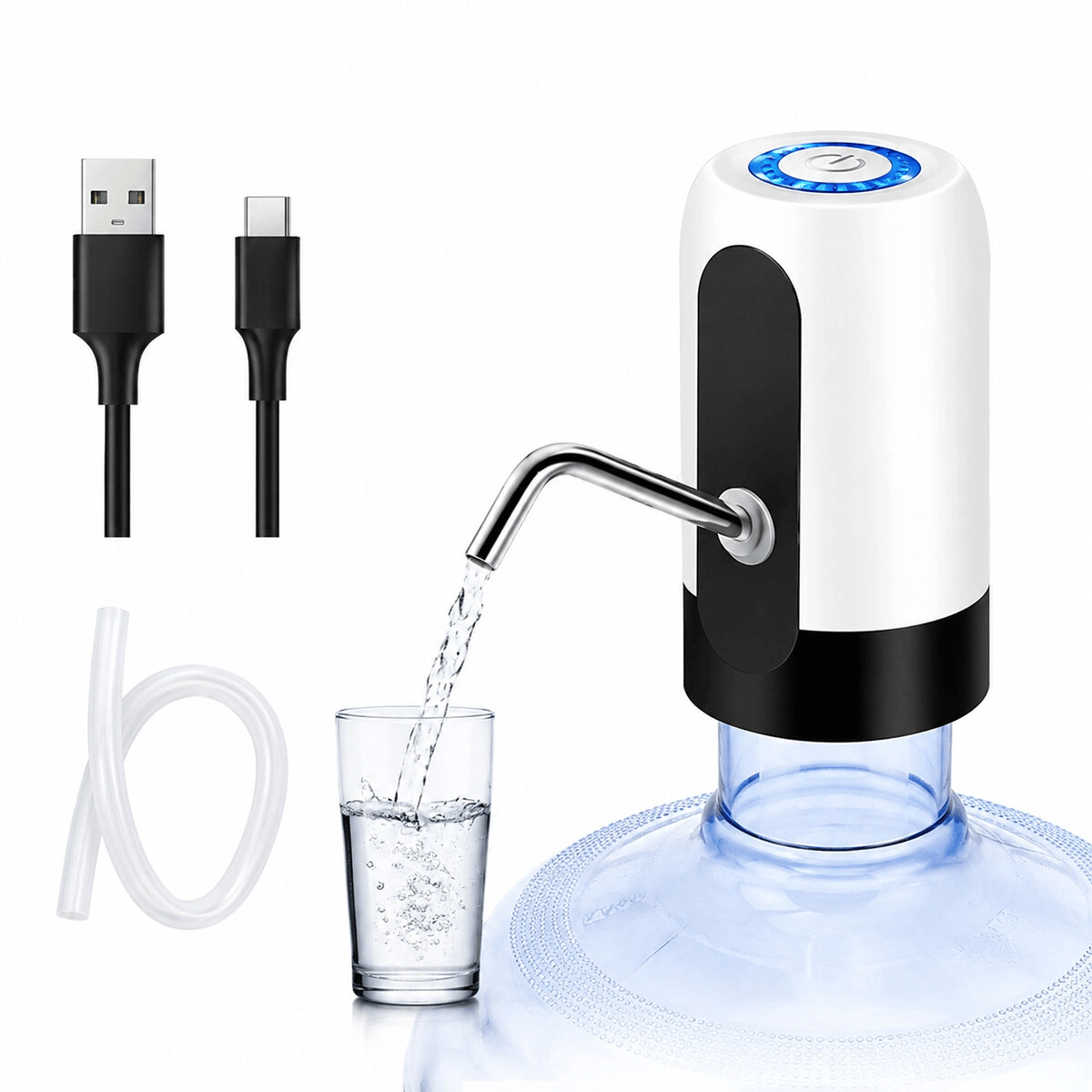 Usb Şarjlı - Otomatik Damacana Su Pompası 4w - 800mah İ11-071 Bx40