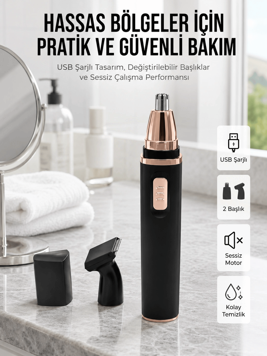 USB Sarjlı Tı raş Makinesi USB Sarjlı Traş Makinesi Uzun Ömürlü