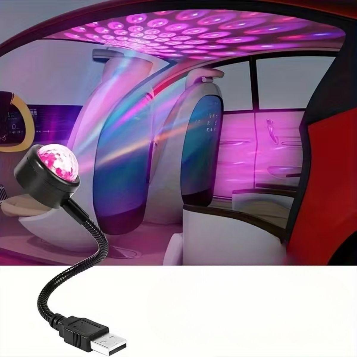 USB Sese Duyarlı 8 Farklı Mod Işıklı LED Atmosfer Işığı – Ambiyans Aydınlatması (3936)