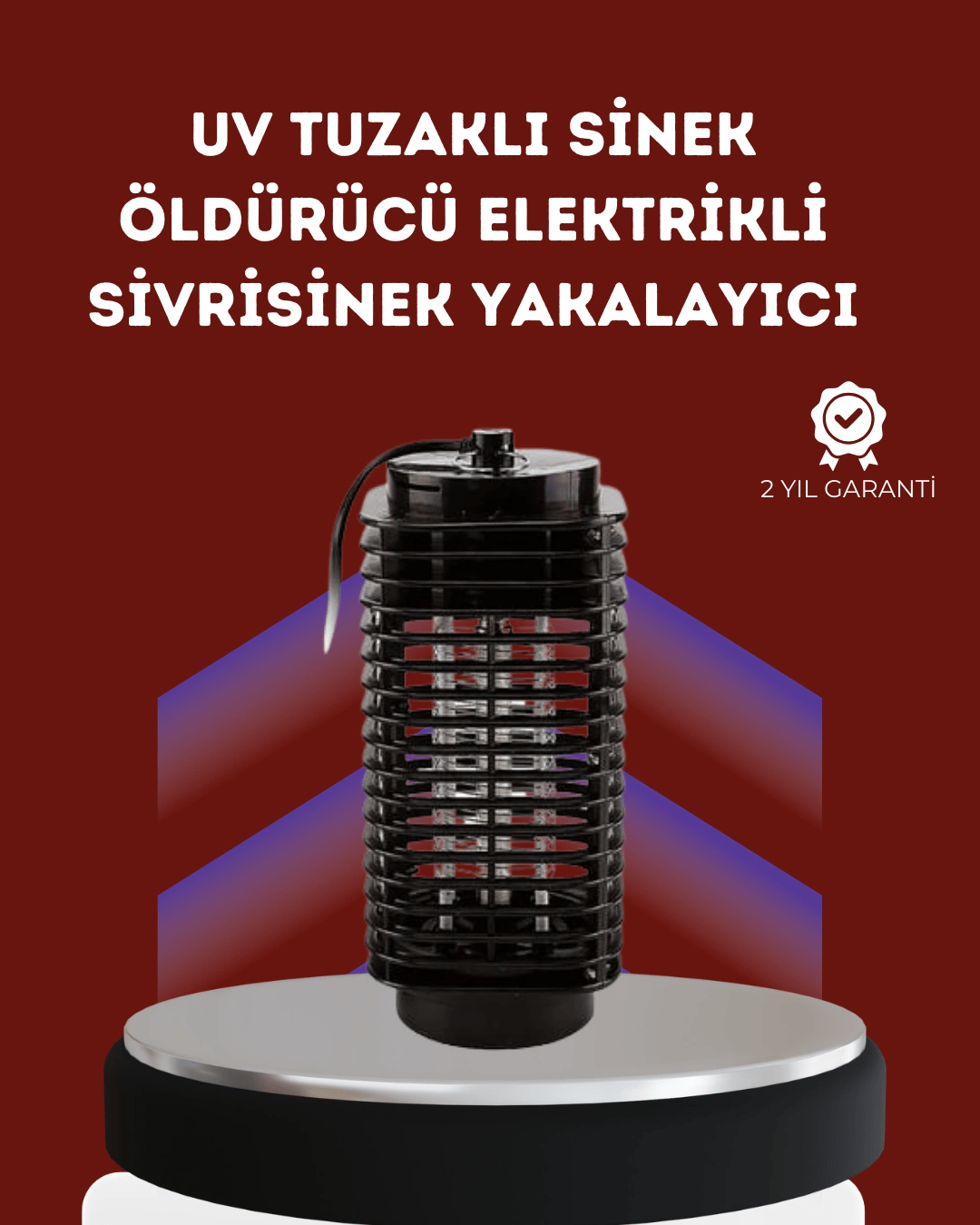 Uzun Ömürlü Elektrikli Sivrisinek Katili – Sessiz Çalışma, Güçlü Performans