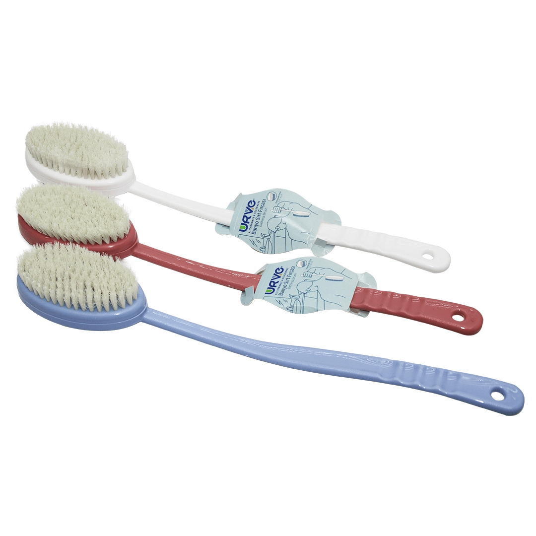 Uzun Saplı Banyo Sırt Fırçası Lif Bx40