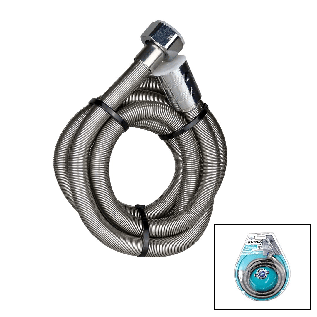Vakumlu   Metal Yaylı  Duş Hortumu Vakumlu 150cm Bx40