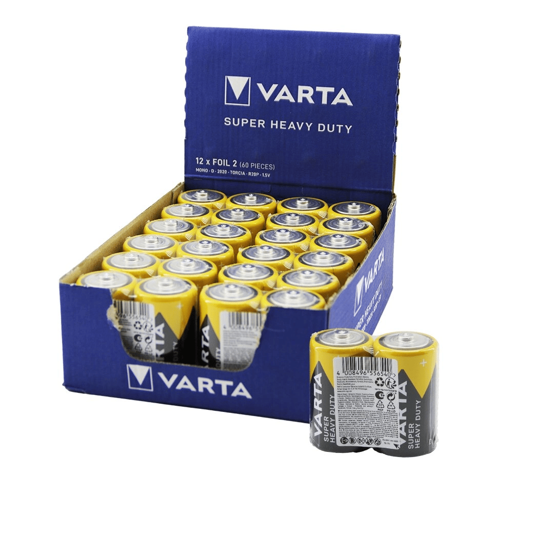Varta  Büyük  Pil  D   24pcs Bx40