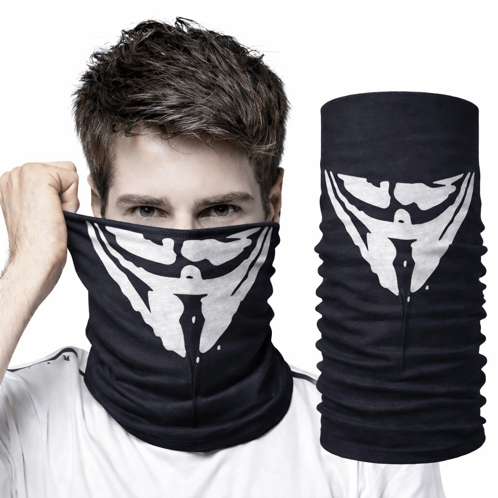 Vendetta Maskesi Desenli Baf Bandana – Çok Amaçlı Yüz Boyunluk Bandana 4 No