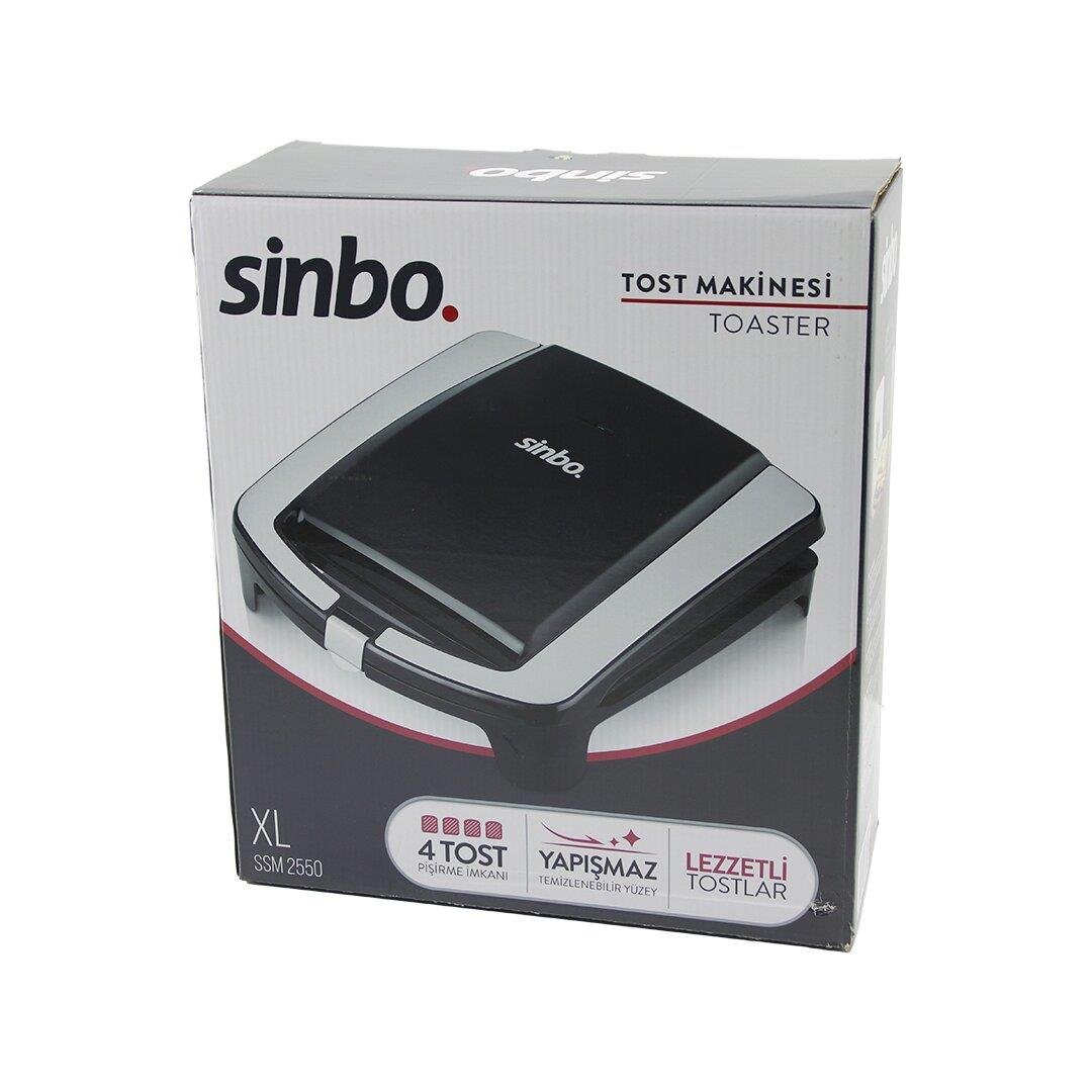 XL  ELEKTRİKLİ TOST MAKİNESİ   4 TOST   YAPIŞMAZ YÜZEY   1500W  SSM-2550 (3936)