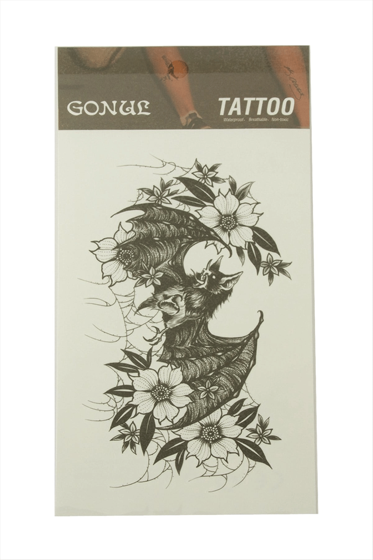 Yarasa Tattoo Dövme Sticker